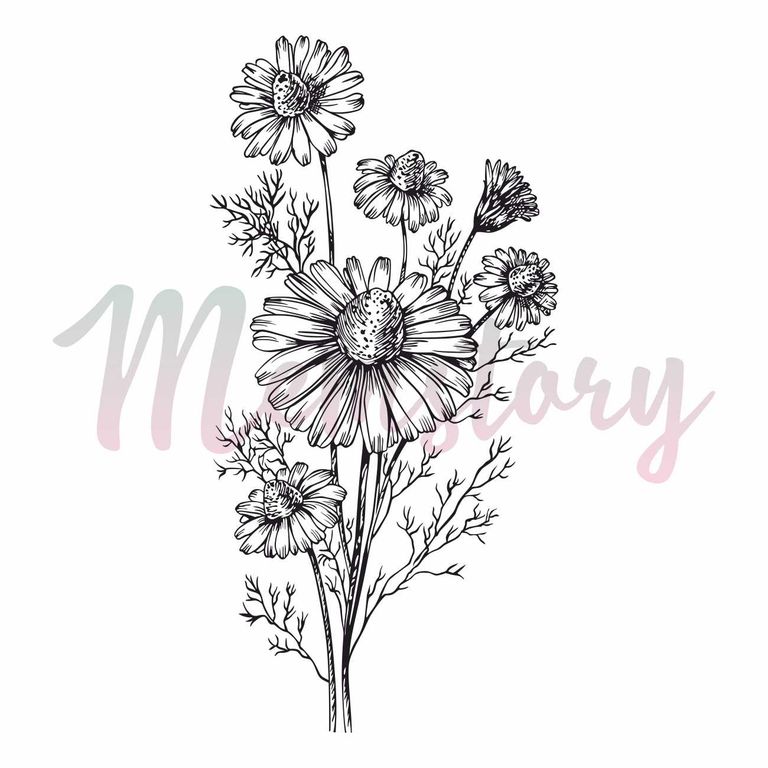 Штамп Memstory "Рудбекия"