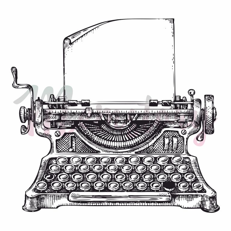 Штамп Memstory "Печатная машинка"