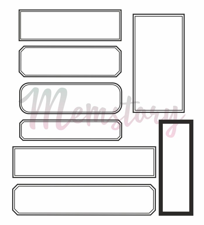 Штамп Memstory "Таблички"