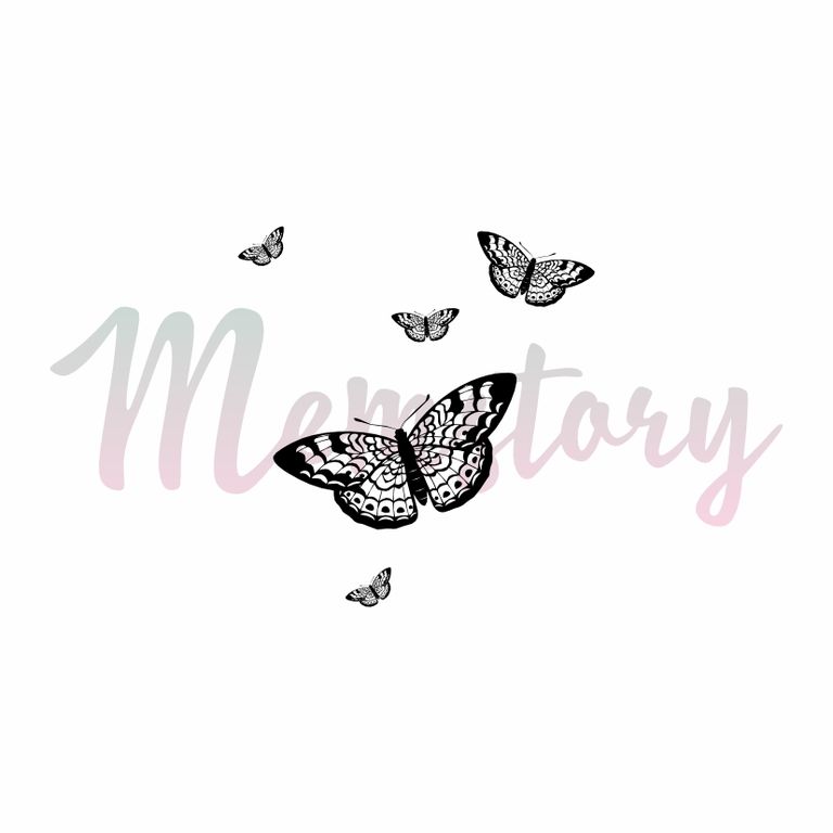 Штамп Memstory "Бабочки"