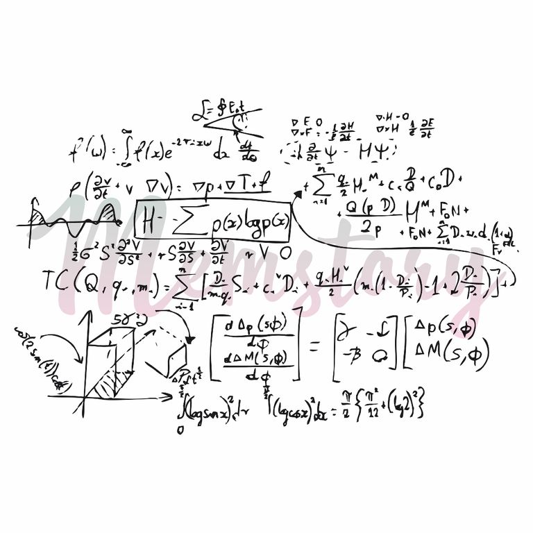 Штамп Memstory "Уравнения"