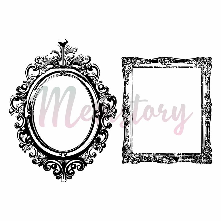 Штамп Memstory "Винтажные рамки"