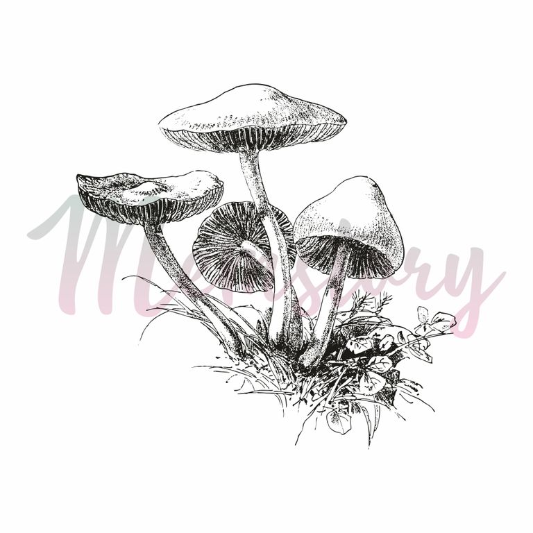 Штамп Memstory "Грибы"