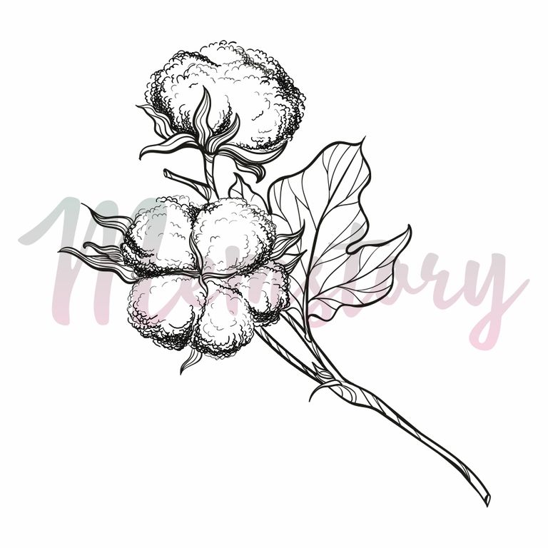 Штамп Memstory "Хлопок "