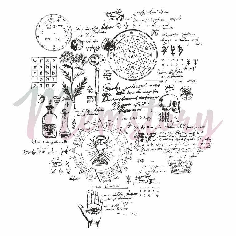 Штамп Memstory "Рукопись мага"