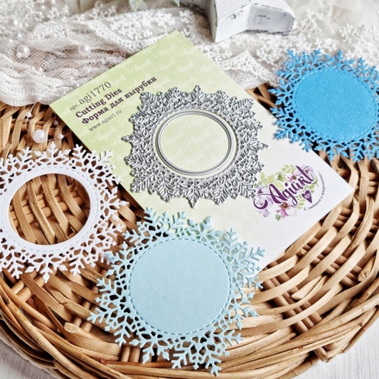 Нож для вырубки Agiart "Снежный вальс"