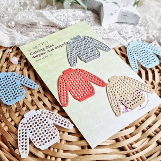 Нож для вырубки Agiart "Уютный свитер"