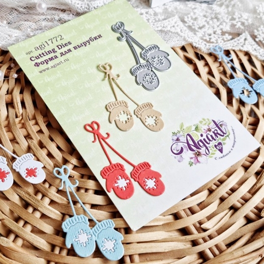 Нож для вырубки Agiart "Теплые рукавицы"