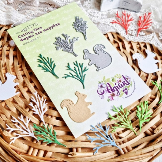 Ножи для вырубки Agiart "Лесная белка"