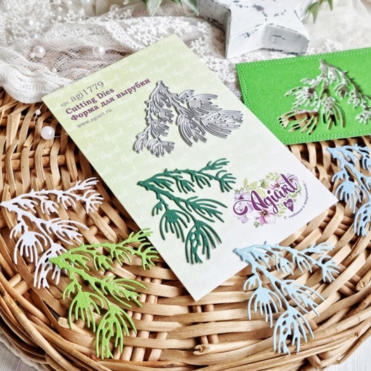 Нож для вырубки Agiart "Хвойная ветка"