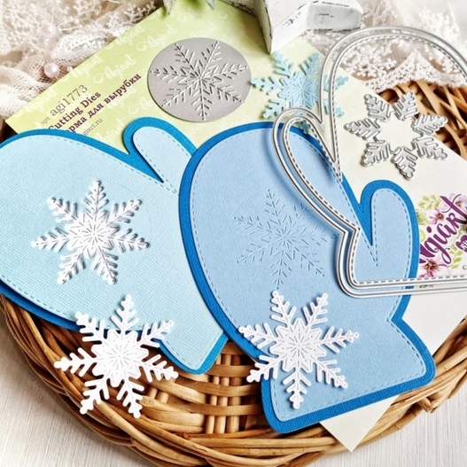 Ножи для вырубки Agiart основа "Варежка"