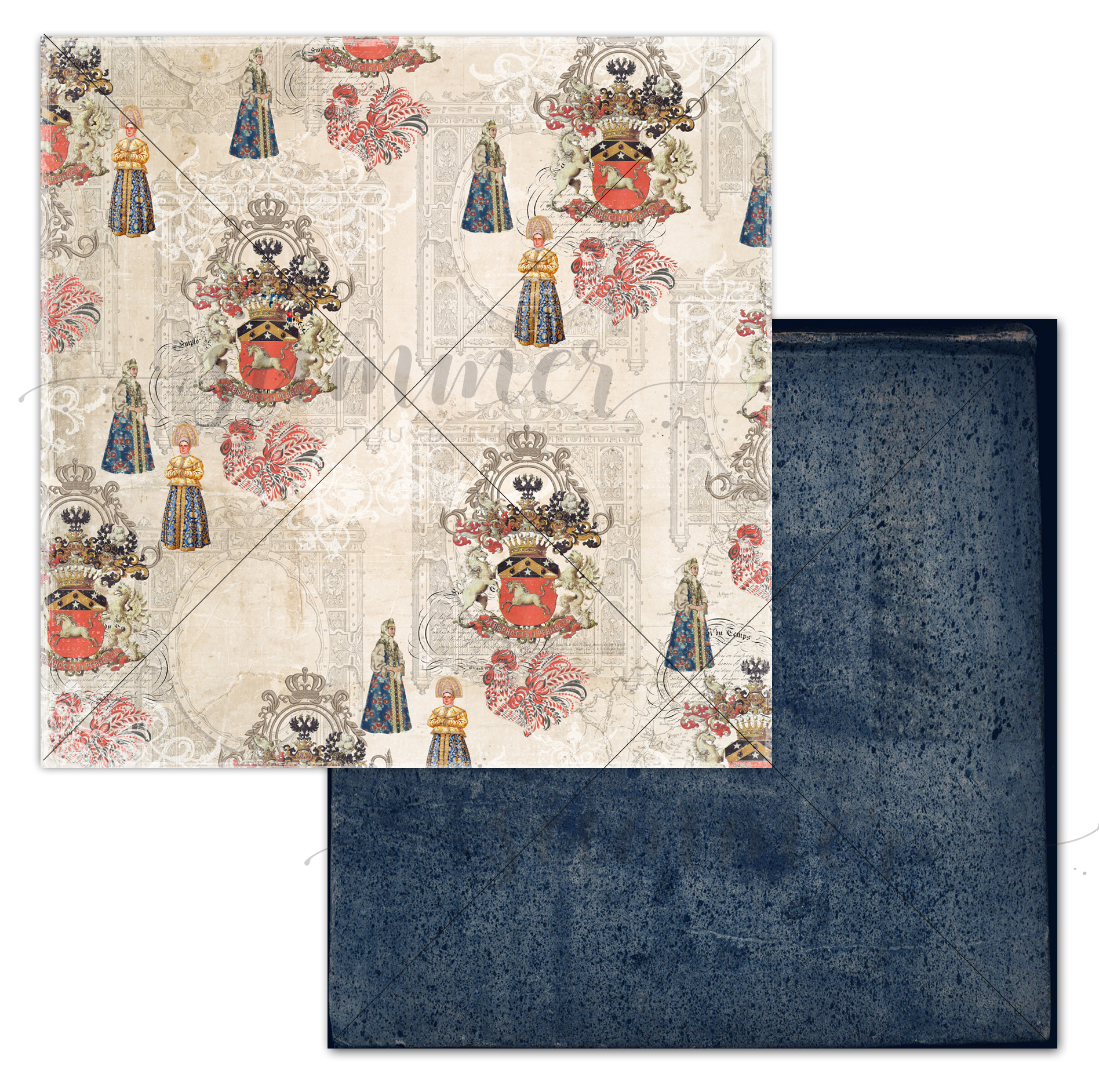 Бумага Summer studio "Империя" Наследие (SMST337)