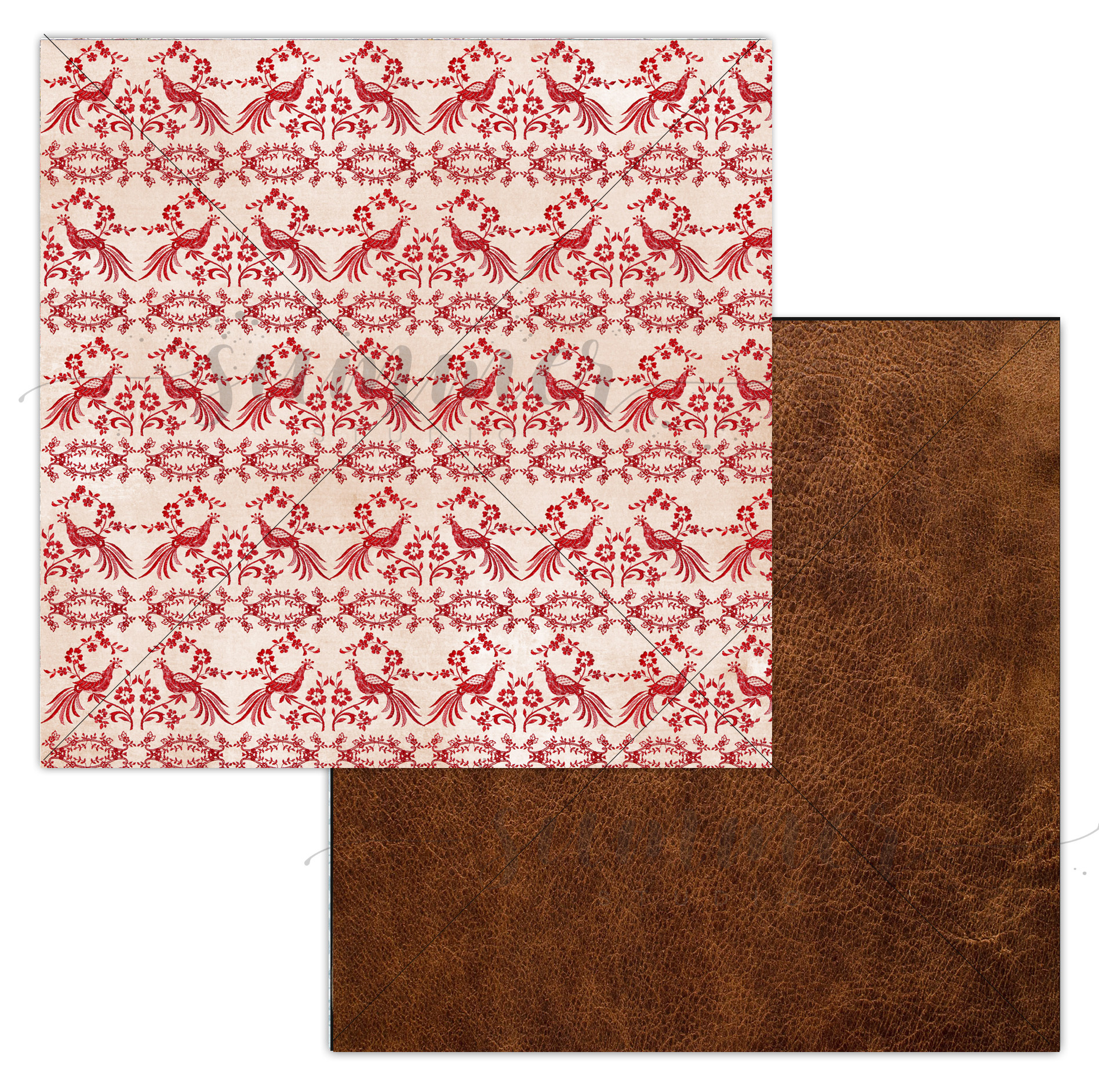 Бумага Summer studio "Империя" Народный орнамент (SMST340)