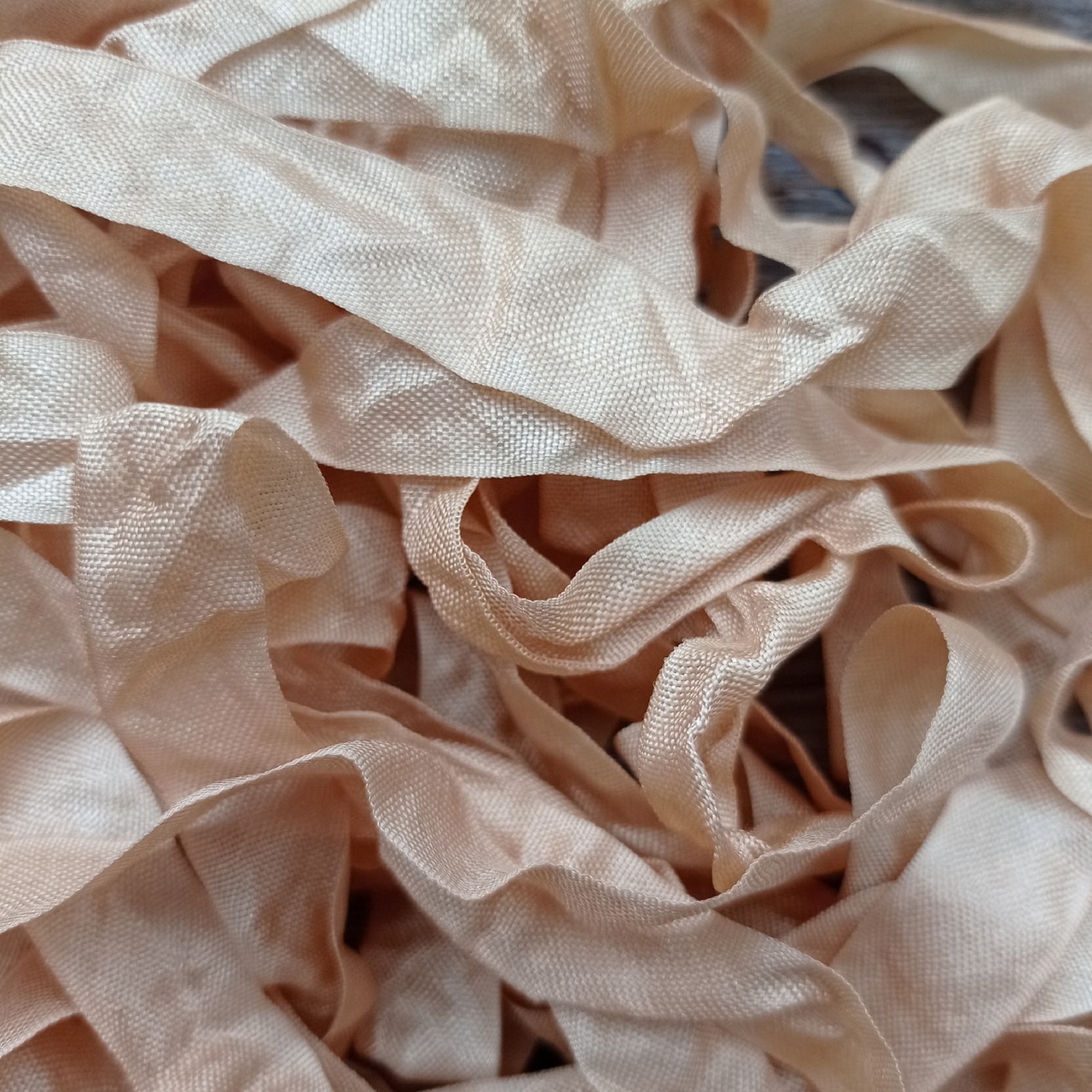 Шебби лента Песочная