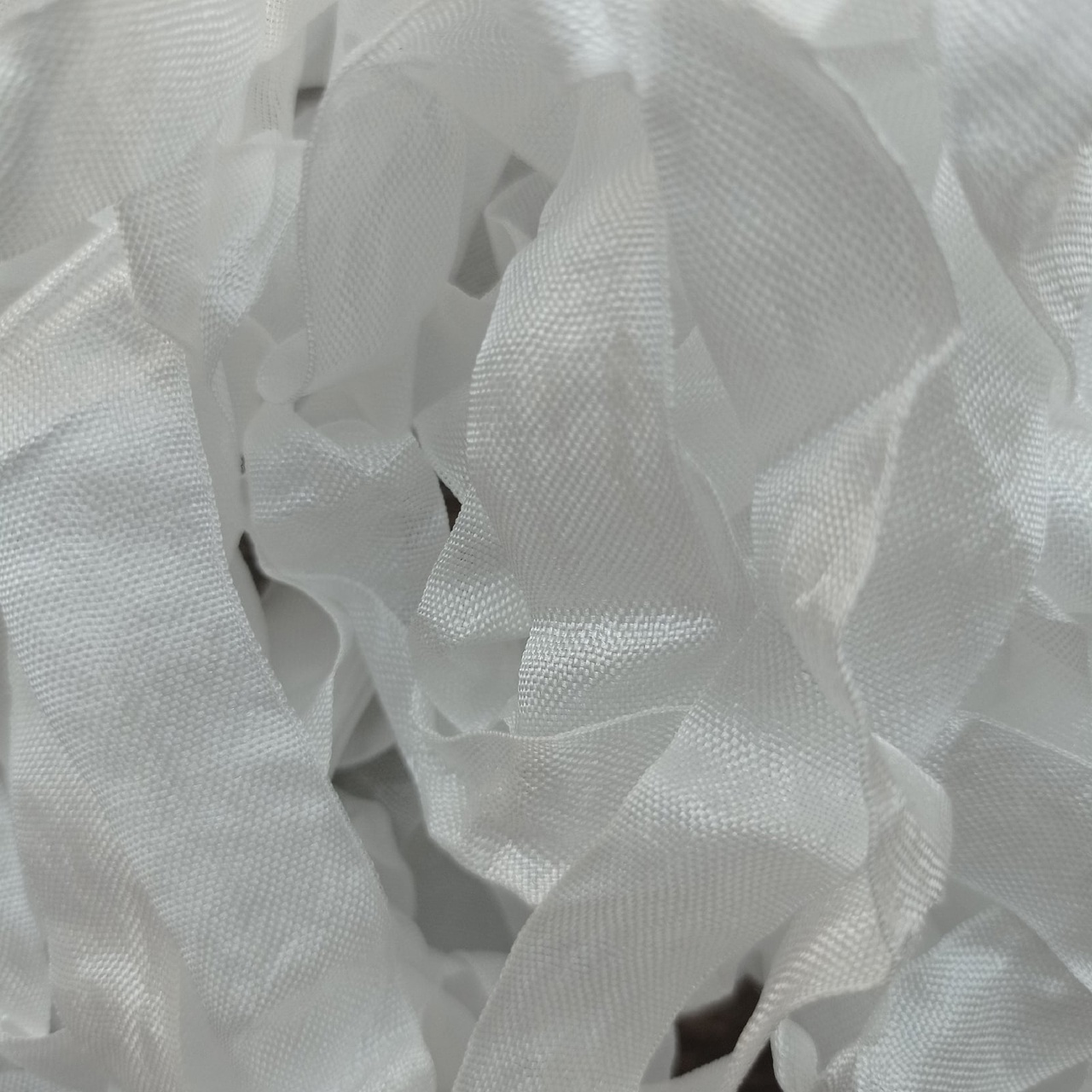 Шебби лента Белая