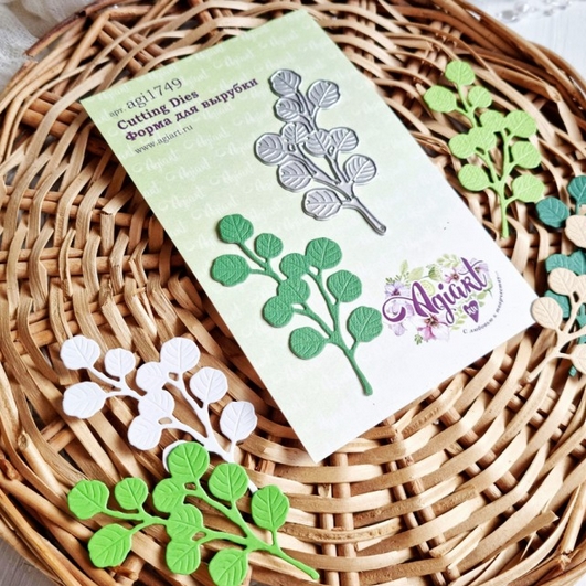 Нож для вырубки Agiart "Веточка майорана"