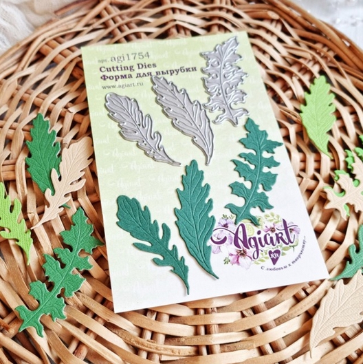 Ножи для вырубки Agiart "Луговые травы"