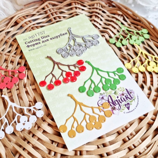 Нож для вырубки Agiart "Гроздь рябины"