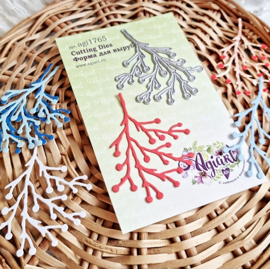 Нож для вырубки Agiart "Морозная клюква большая"