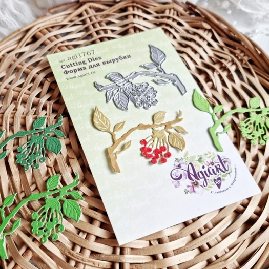 Нож для вырубки Agiart "Черноплодная рябина"