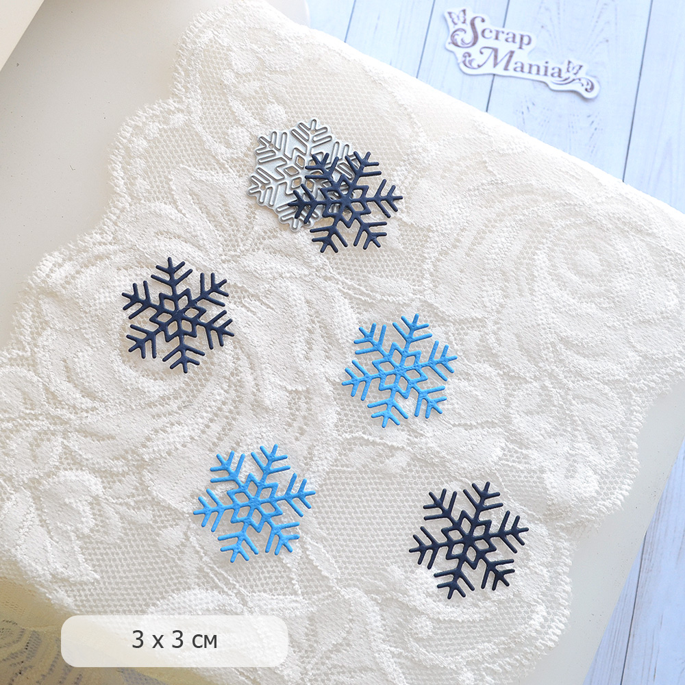 Нож для вырубки ScrapMania "Снежинка 2" 3х3 см