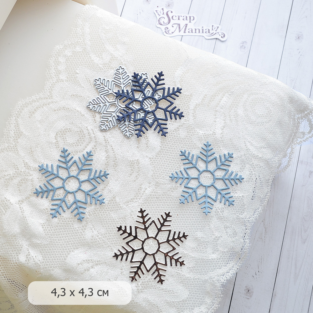 Нож для вырубки ScrapMania "Снежинка 3" 4,3х4,3 см