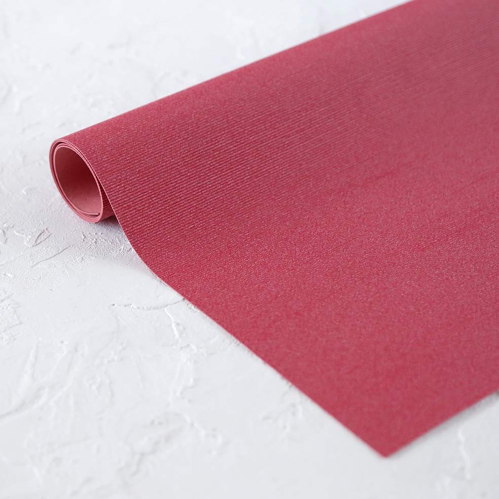 Кожзам переплётный "Вельвет" 33 х 70 см Коралловый