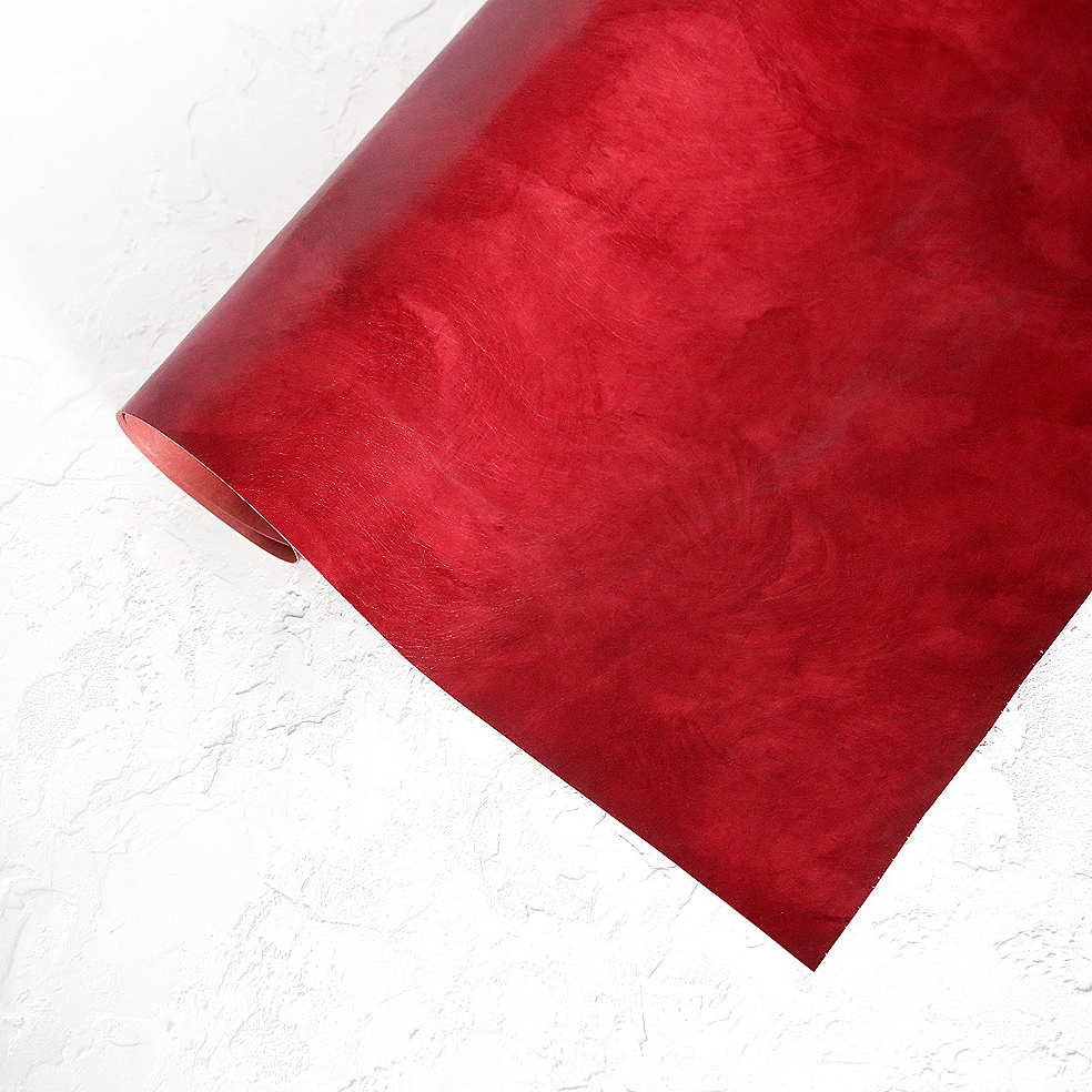 Кожзам переплётный "Мадера" 33 х 70 см Бордо