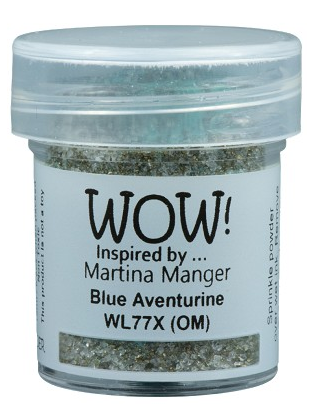 Пудра для эмбоссинга WOW! Blue Aventurine