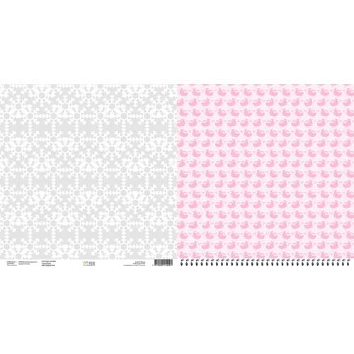 Бумага для скрапбукинга Артелье "Zimaлогия" Снегири-негири (ATL70)