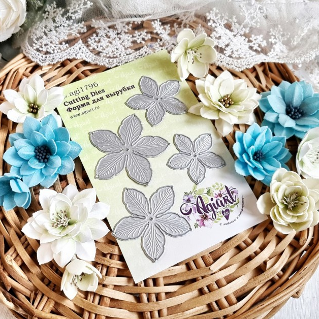 Ножи для вырубки Agiar "Лунный цветок"