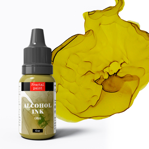 Алкогольные/Спиртовые чернила Fractal Paint «Olive» (Оливковый)