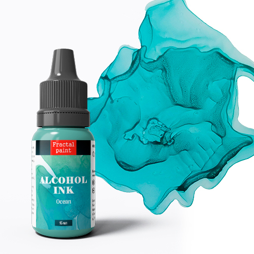 Алкогольные/Спиртовые чернила Fractal Paint «Ocean» (Океан)