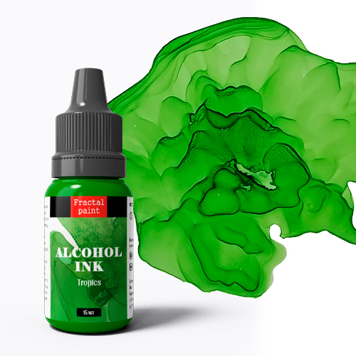 Алкогольные/Спиртовые чернила Fractal Paint «Tropics» (Тропики)