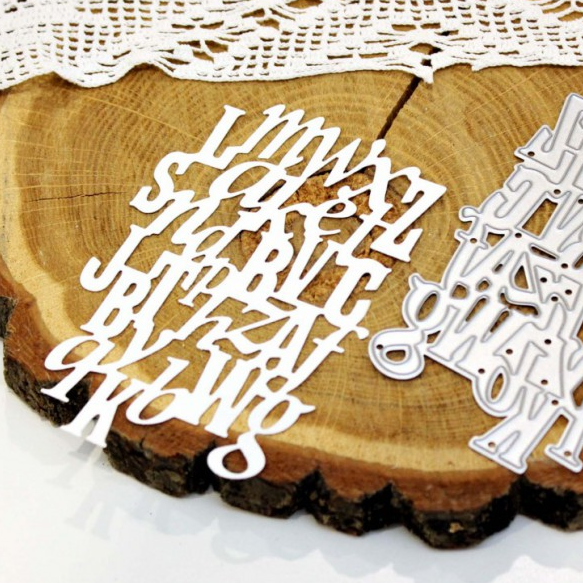 Нож для вырубки Agiart фоновый "Буквы"