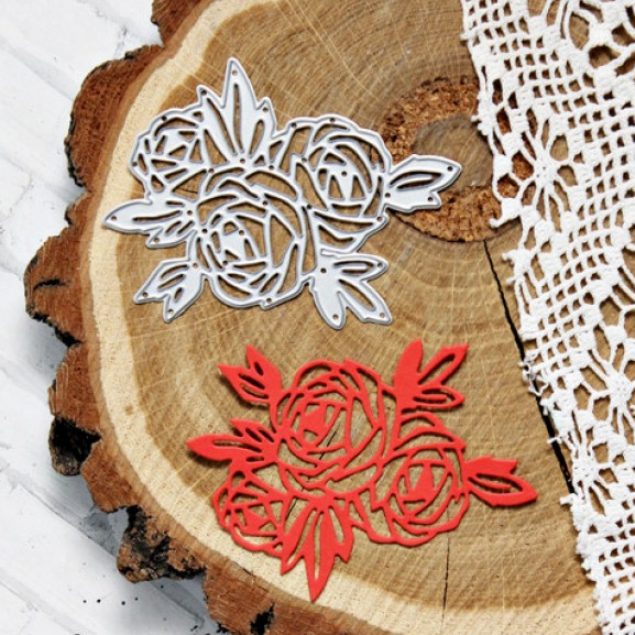 Ножи для вырубки Agiart основа "Ранункулюсы"