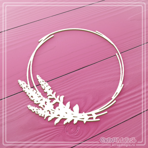 Чипборд Скрапмагия "Рамка Прованс"