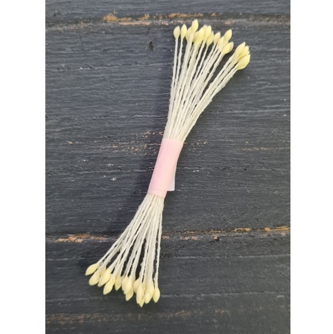 Тычинки МИНИ Бледно-желтые каплевидные