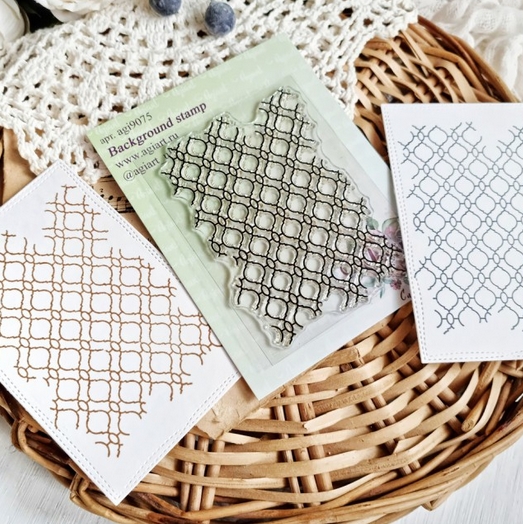 Штамп фоновый Agiart "Восточный мотив"