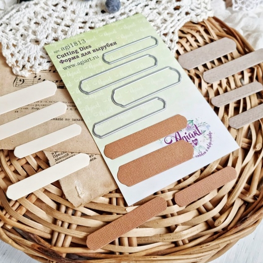 Ножи для вырубки Agiart "Бирки №4"