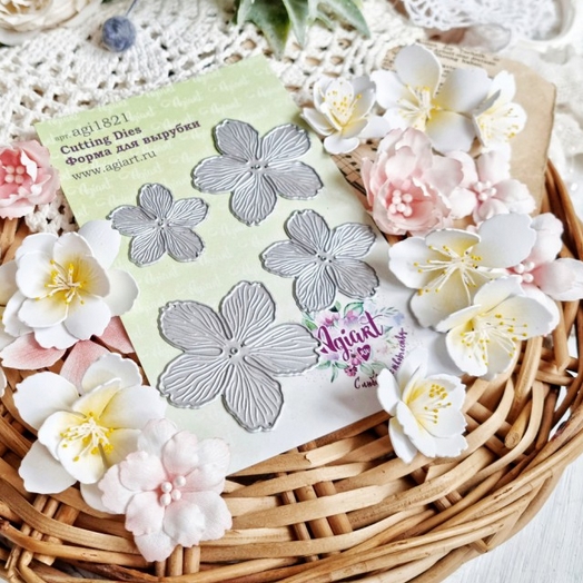 Ножи для вырубки Agiart "Ароматный жасмин"