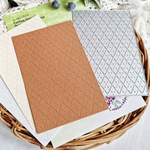 Нож для вырубки Agiart фоновый "Аргайл"