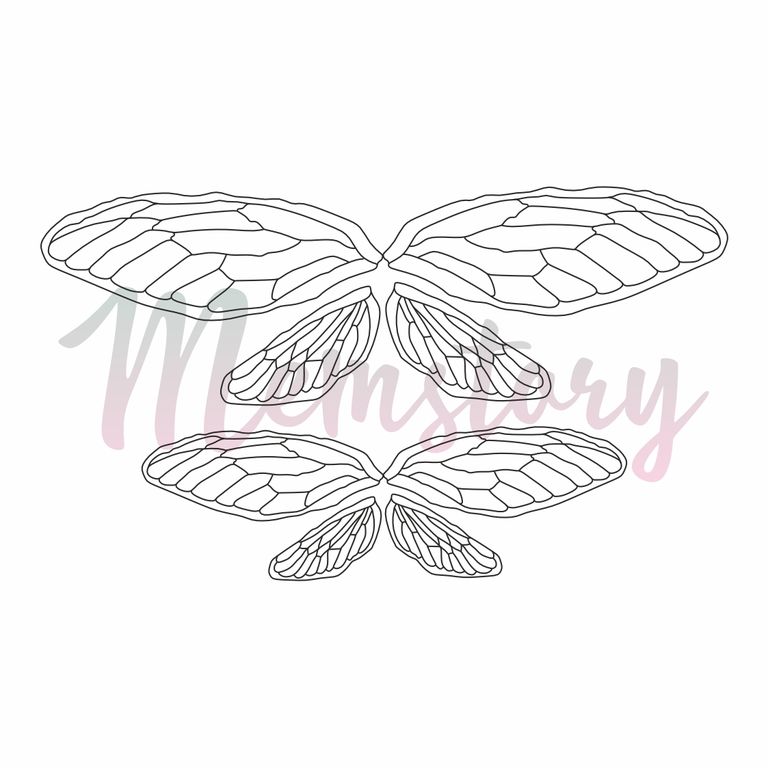 Штамп Memstory "Крылышки"