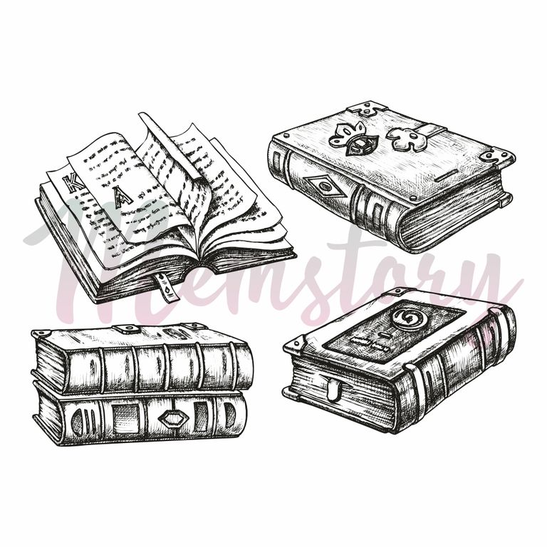 Штамп Memstory "Книги"
