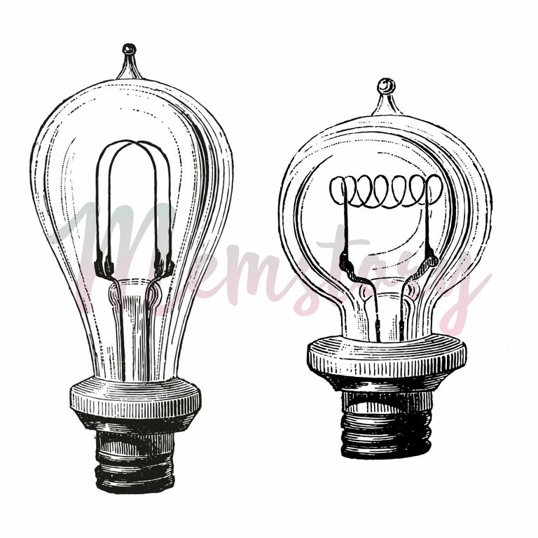 Штамп Memstory "Лампочки"