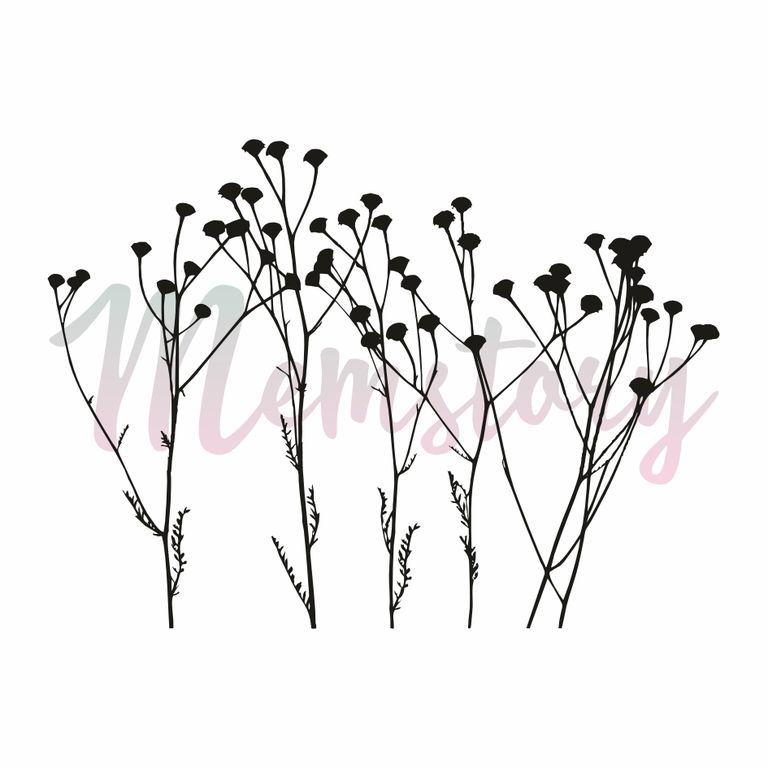 Штамп Memstory "Силуэты растений"