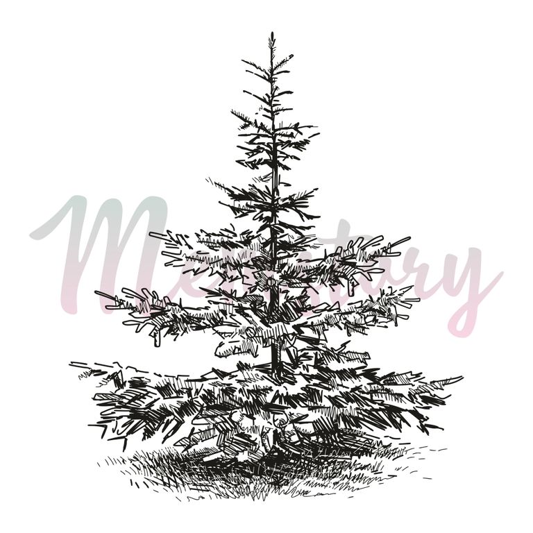 Штамп Memstory "Ель"