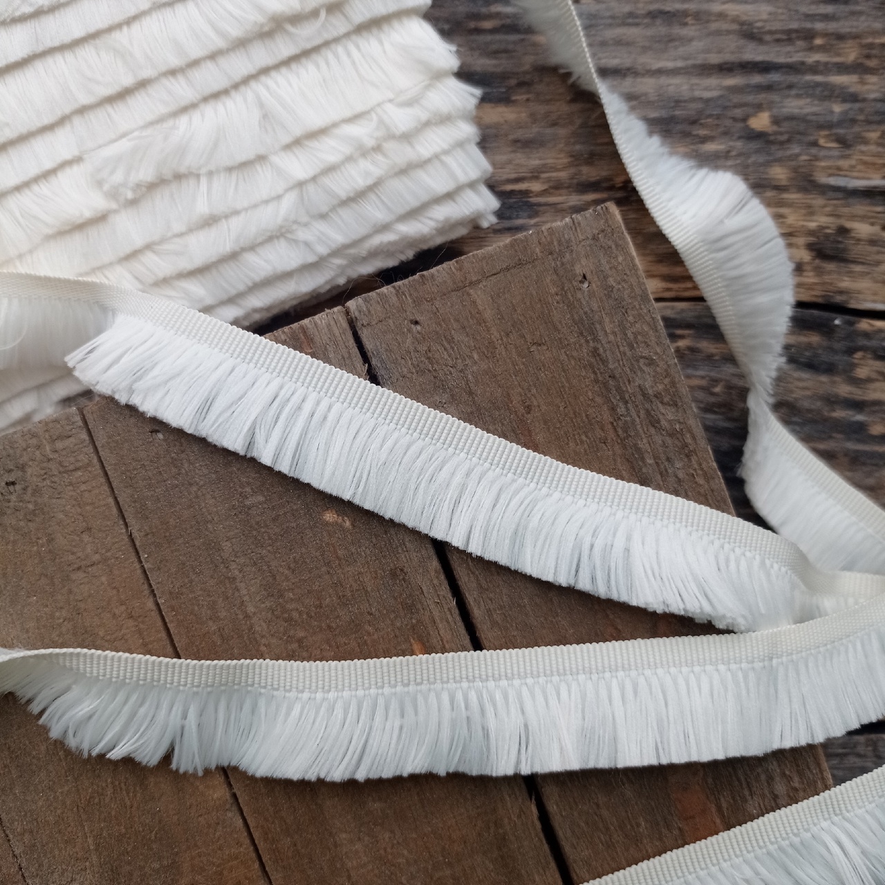 Бахрома 2см Кремовая