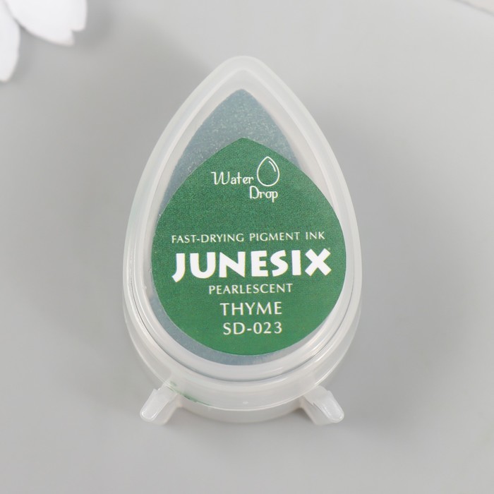 Чернильная подушечка Pigment Ink жемчужная "Junesix" Thyme