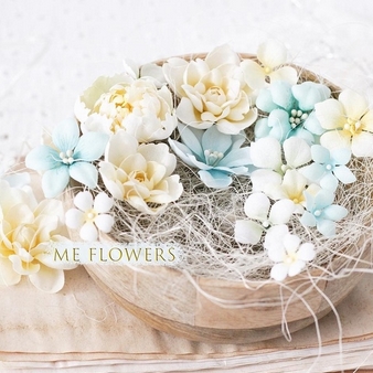 Набор тканевых цветов ME Flowers "Солнечный поцелуй"